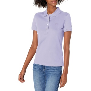 Lacoste Women’s Short Sleeve Slim Fit Stretch Pique Polo Shirt(Cynara Purple)