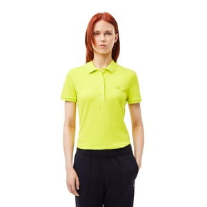 Lacoste Women’s Short Sleeve Slim Fit Stretch Pique Polo Shirt(Firefly)