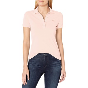 Lacoste Women’s Short Sleeve Slim Fit Stretch Pique Polo Shirt(Nidus Blush)