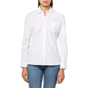 Lacoste Women’s Slim Fit Stretch Poplin Shirt(White)