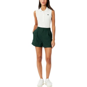 Lacoste Women’s Ultra Dry Golf Stretch Bermuda Shorts(Sinople)