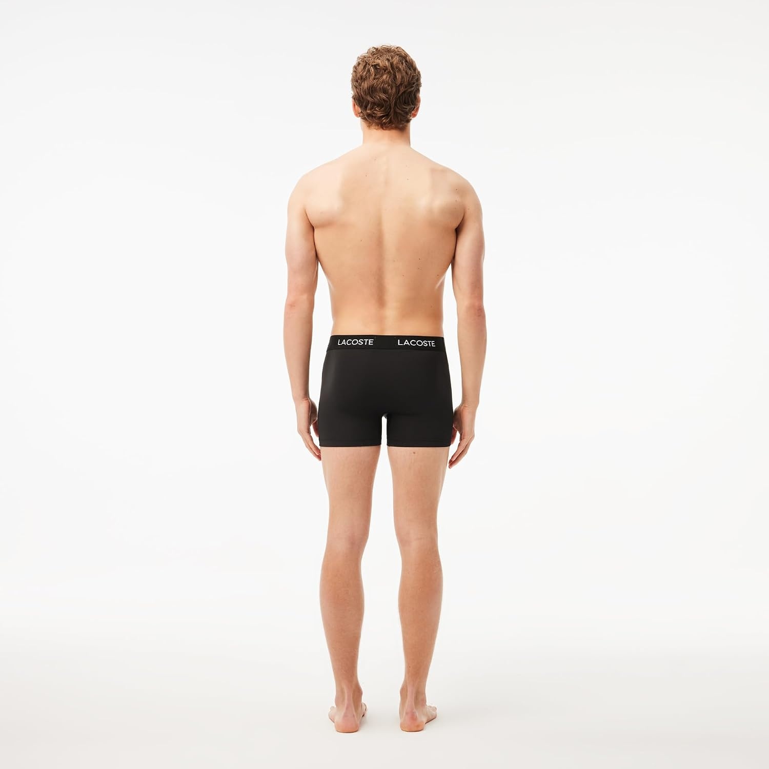 image:imageLacoste Cotton Stretch Essentials Trunks 3packBlackWhite New