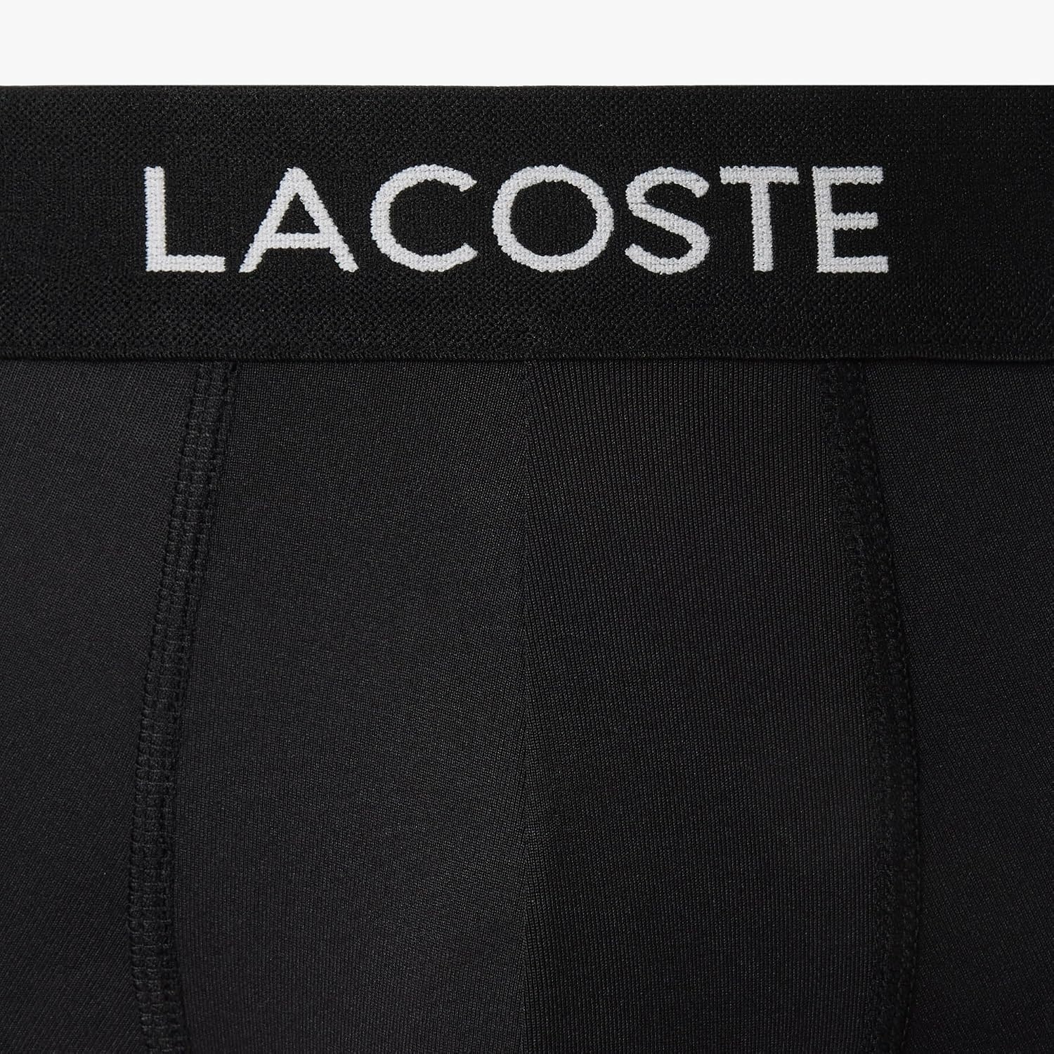 image:imageLacoste Cotton Stretch Essentials Trunks 3packBlackWhite New