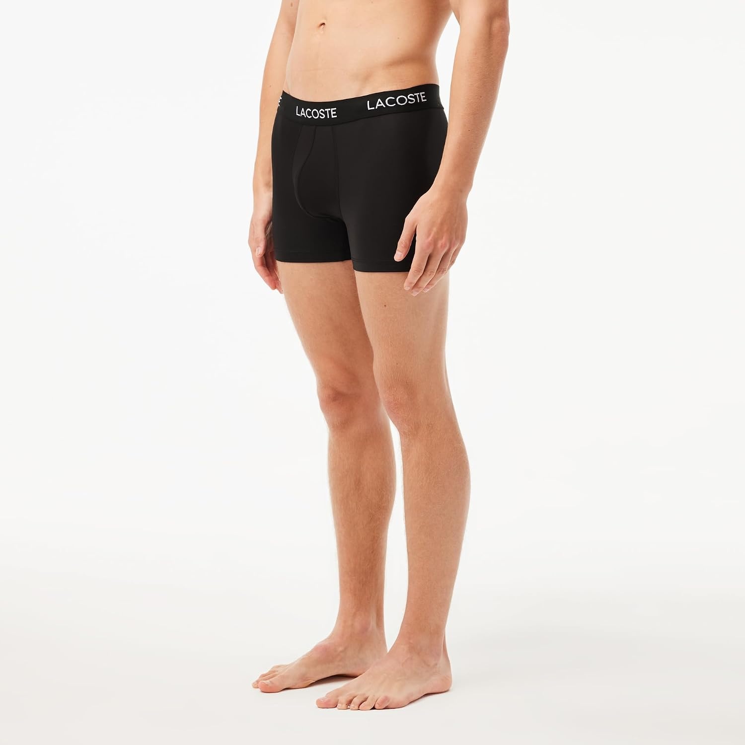 image:imageLacoste Cotton Stretch Essentials Trunks 3packBlackWhite New