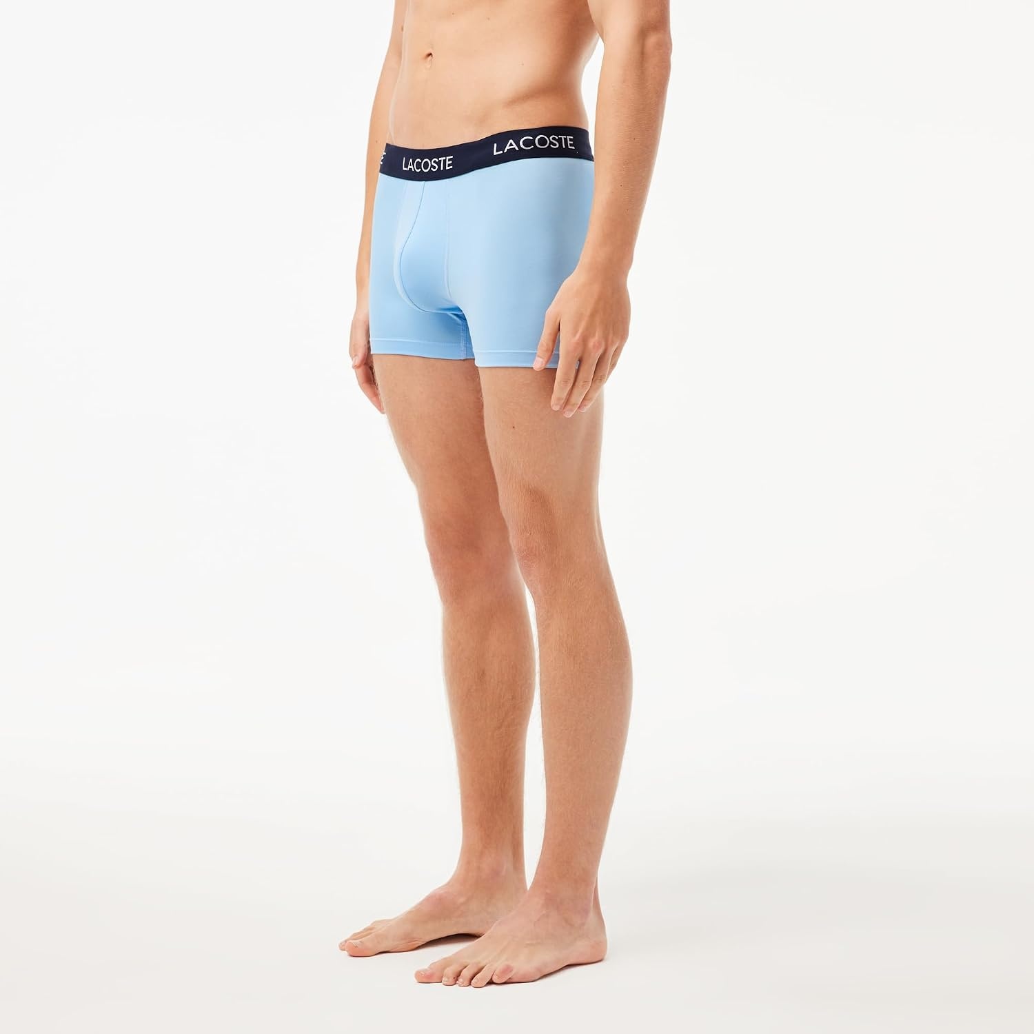 image:imageLacoste Cotton Stretch Essentials Trunks 3packNavy BlueDeep OceanTropical Blue New