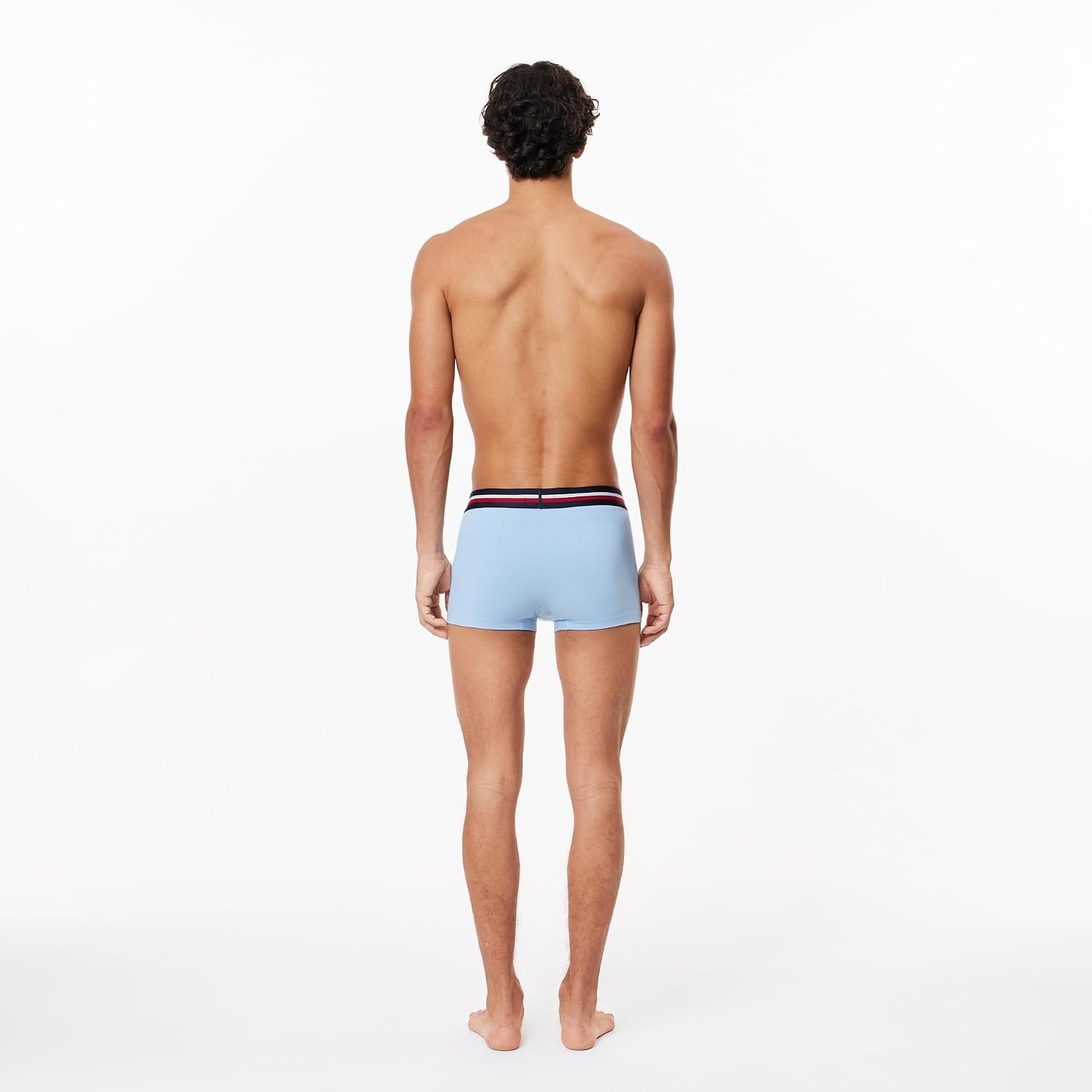image:imageLacoste Cotton Stretch Essentials Trunks 3packNavy BlueRoyal BlueLight Blue