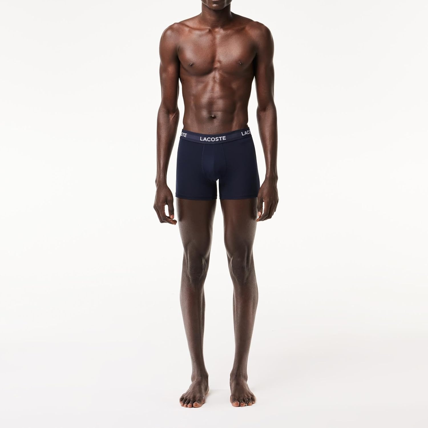 image:imageLacoste Cotton Stretch Essentials Trunks 3packNavy BlueWhiteRed New