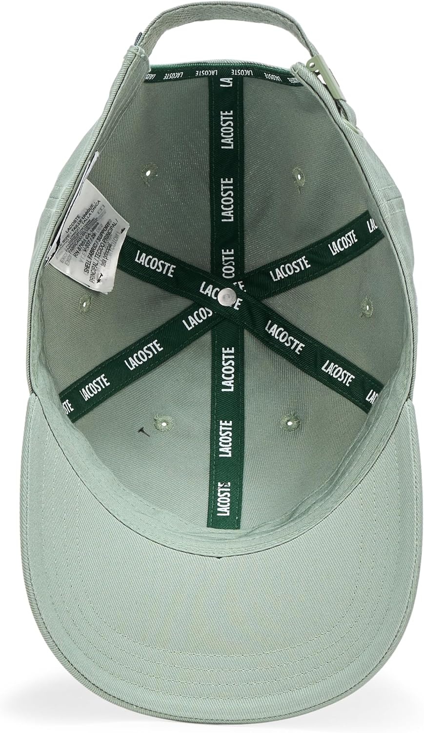image:imageLacoste Unisex Cotton Twill Cap Green One Size