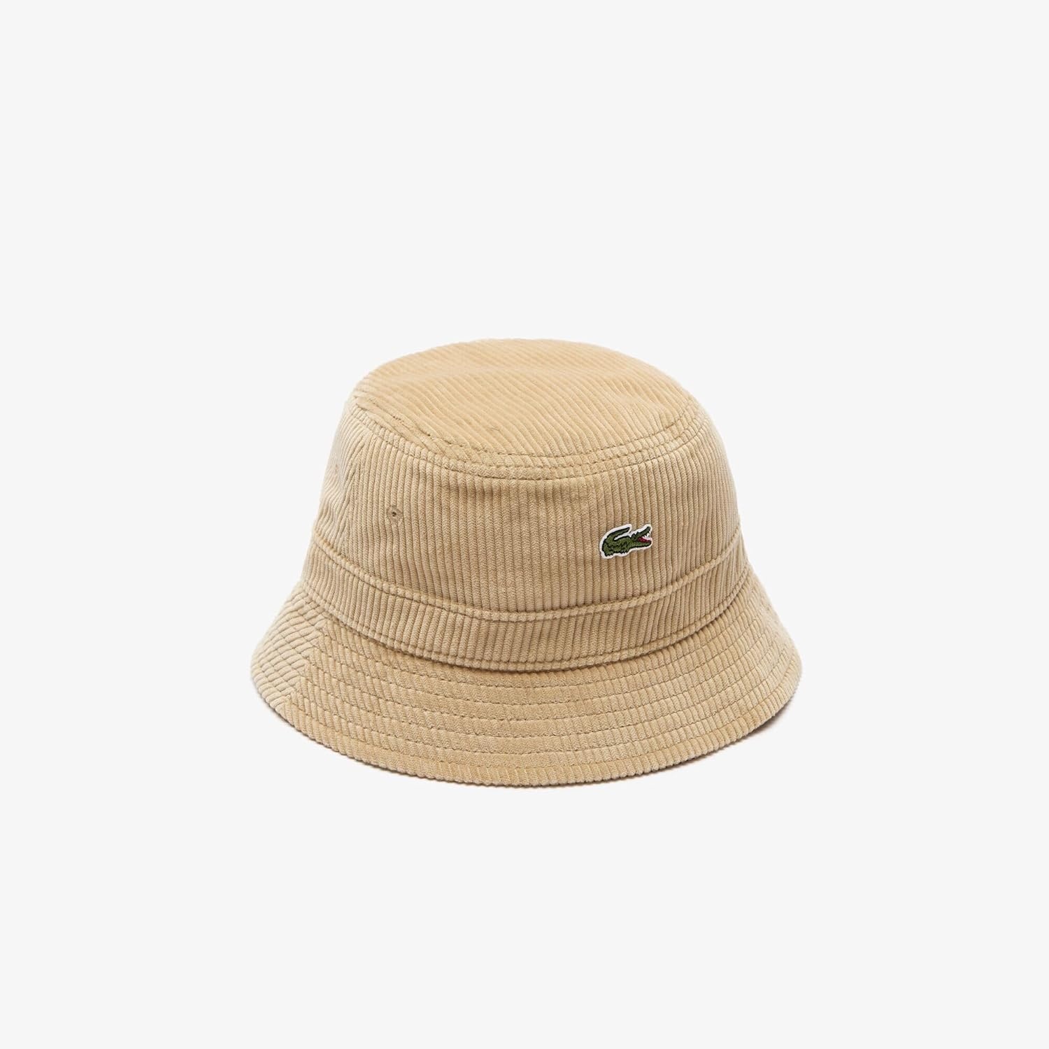 image:imageLacoste Unisex Adult Corduroy Bucket HatBeige