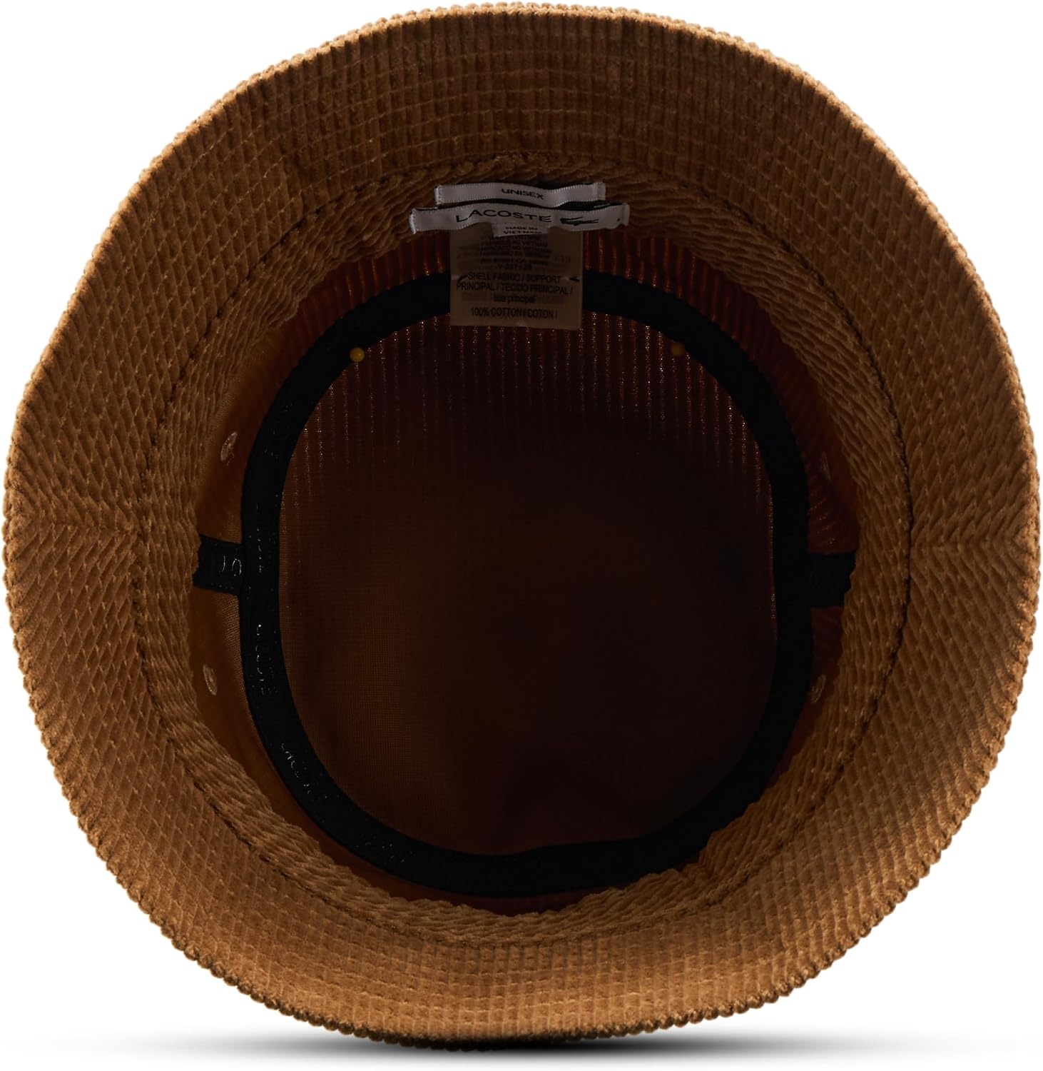 image:imageLacoste Unisex Adult Corduroy Bucket HatDate Brown