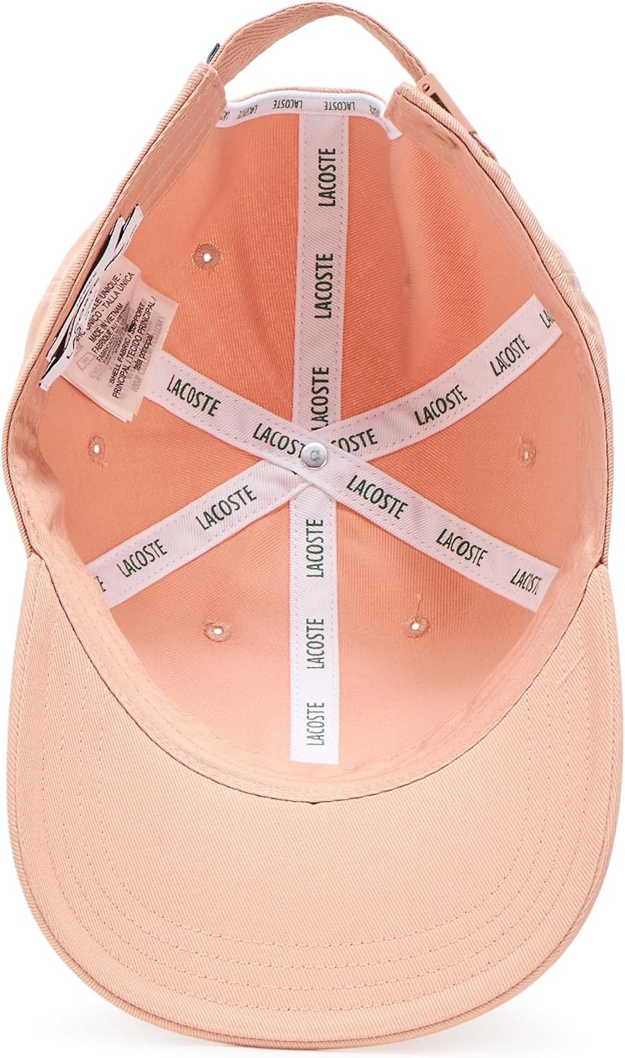 image:imageLacoste Unisex Cotton Twill Cap Beige One Size