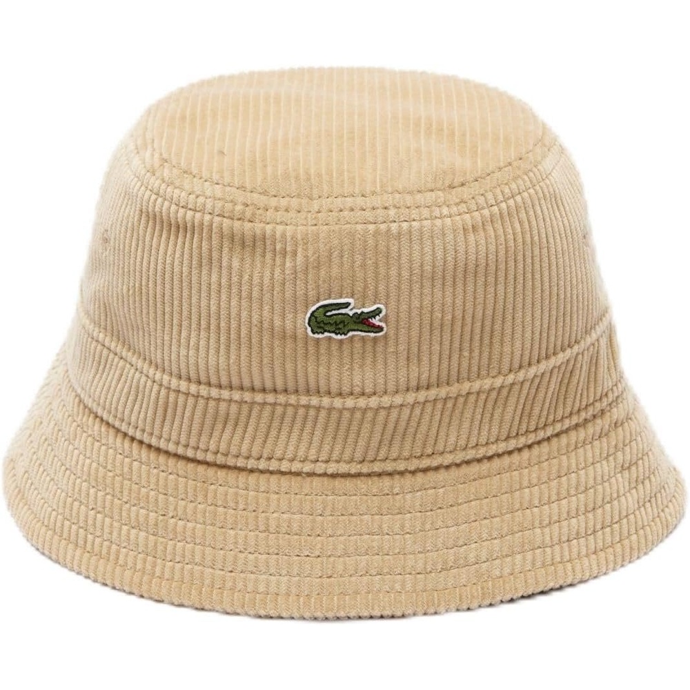 image:imageLacoste Unisex Adult Corduroy Bucket HatBeige