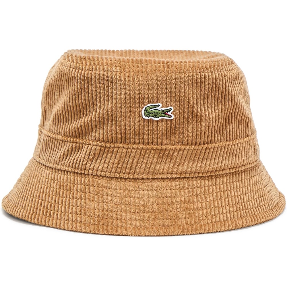 image:imageLacoste Unisex Adult Corduroy Bucket HatDate Brown