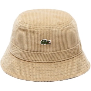 Lacoste Unisex Adult Corduroy Bucket Hat(Beige)
